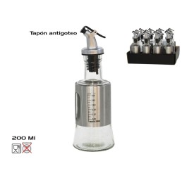 ACEITERA C/ TAPON ANTIGOTEO OLIVE 190ML C/MEDIDA
