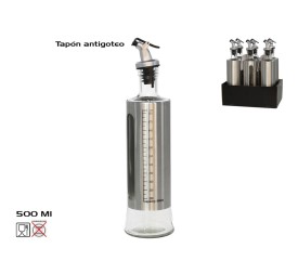 ACEITERA C/ TAPON ANTIGOTEO OLIVE 500ML C/MEDIDA