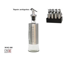 ACEITERA C/ TAPON ANTIGOTEO OLIVE 280ML C/MEDIDA