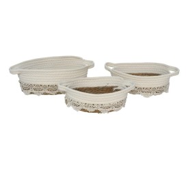 SET 3 CESTAS CON ASAS ZENETA 29X23X11CM