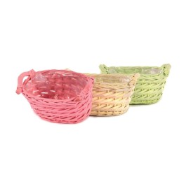 CESTAS OVALADAS 3 COL SURT.  32X18 H13