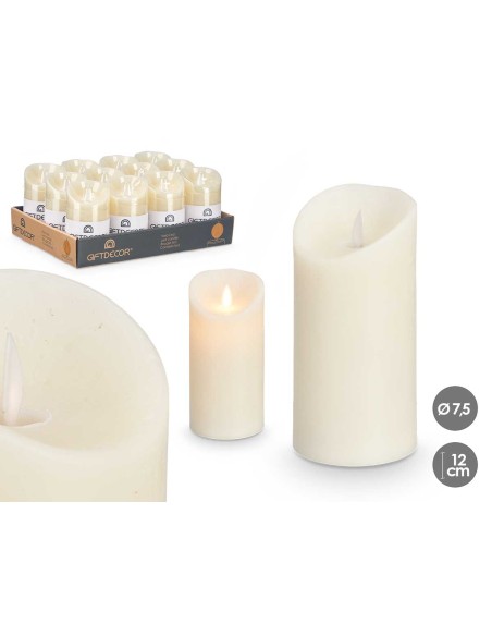 VELA LED CREMA GRANDE
