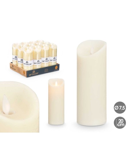 VELA LED CREMA ALTA