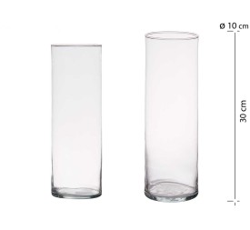 JARRON CRISTAL CILINDRICO 30CM