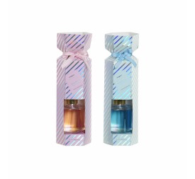 DIFUSOR AROMA SET 2 CRISTAL 9X9X28 150 ML. 2 SURT.