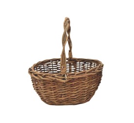 CESTA MIMBRE OVALADA CON ASA 21X17H11/22
