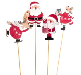 PICK S/12 PAPÁ NOEL 4 MIX DISEÑO CM 4.5-7 H40