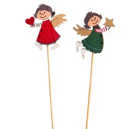 PICK S/12 ANGELITOS CON VESTIDO 2 SURT CM6.5 H40