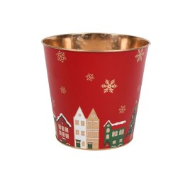 CUBO METAL PASIAJE NAVIDAD D13H11.5