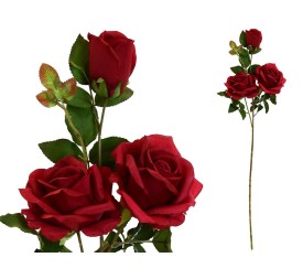 VARA ROSAS (A) X 3 -85CM (ROJO)