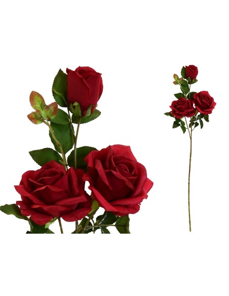 VARA ROSAS (A) X 3 -85CM (ROJO)