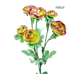 R.RANUNCULUSX6 VERDE 68cm (F656/3)