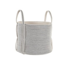 CESTA ALGODON 35X35X28 ASAS BLANCO