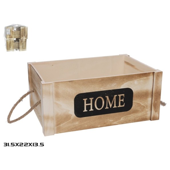 CAJA HOME NATURAL 31,5X22X13,5CM