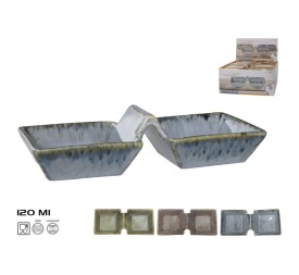 BOWL APERITIVO PORCEL 17,5X8X4,5CM LUCENA 3 SURT.