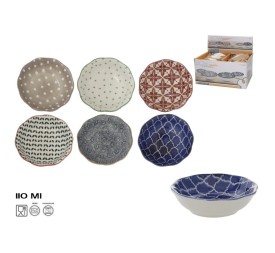 BOWL APERITIVO PORCEL 10X10X3CM GANDIA 6 SURT.