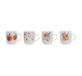 MUG PORCELANA 12X8,5X10 380ML, MELOCOTONES 4 SURT.
