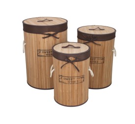 S/3 PONGOTODO BAMBU REDONDO C/ASAS CALI 38X56CM