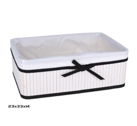 CESTA BAMBU RECTANGULAR ALASKA 33X23X14CM