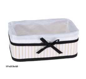CESTA BAMBU RECTANGULAR ALASKA 23X17X12CM