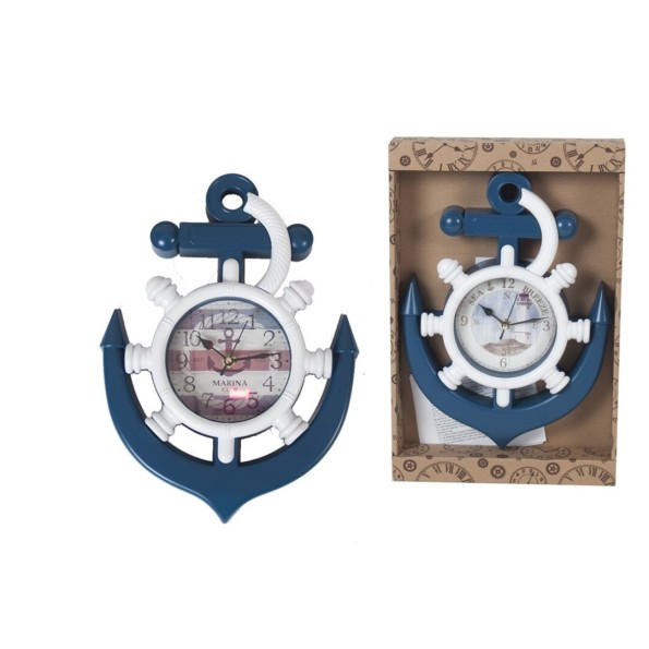 RELOJ DE PARED SEA 33x24CM 2.COLOR/SURT