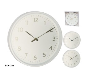 RELOJ DE PARED MARIO 30CM BLANCO