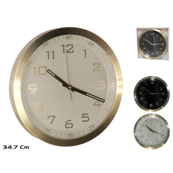 RELOJ DE PARED MARCO 34,7CM 2STD