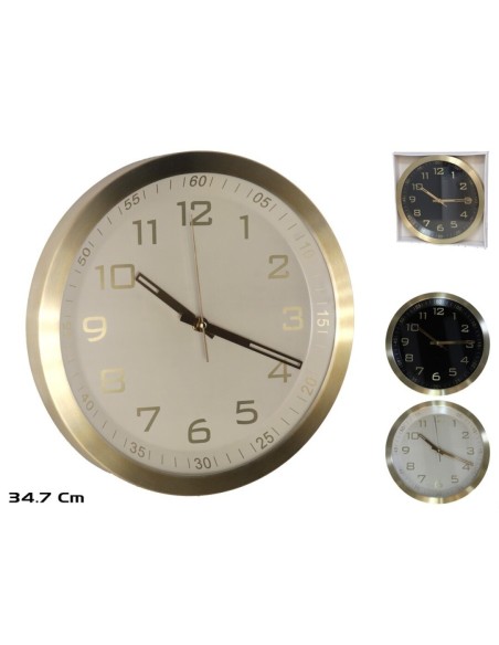 RELOJ DE PARED MARCO 34,7CM 2STD