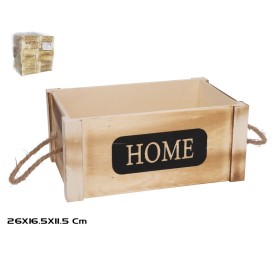 CAJA HOME NATURAL 26X16,5x11,5CM