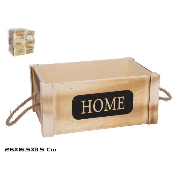 CAJA HOME NATURAL 26X16,5x11,5CM