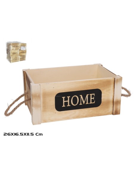 CAJA HOME NATURAL 26X16,5x11,5CM