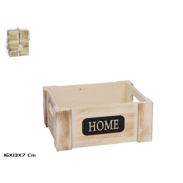 CAJA HOME NATURAL  16X13X7CM