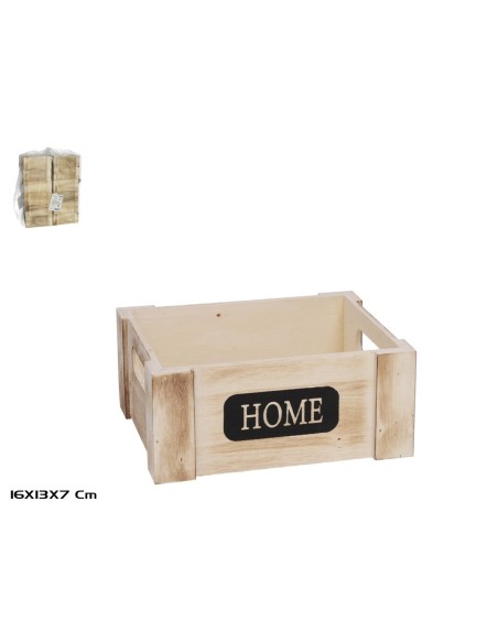 CAJA HOME NATURAL  16X13X7CM