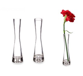 FLORERO CRISTAL CONCAVO PEQUEÑO