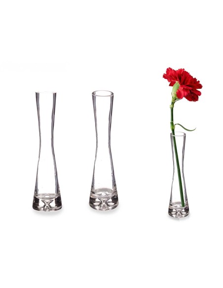 FLORERO CRISTAL CONCAVO PEQUEÑO