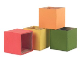 CAJA MADERA CUADRADA  14x14 H14  4 SURT
