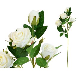 VARA ROSAS X 5 -66CM (BLANCO)