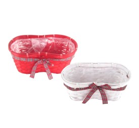 CESTA OVALADA BAMBU 2 SURT 26X15 H11