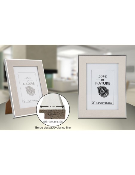 PORTAFOTO PLASTICO PS-516 24X30CM(9/18)