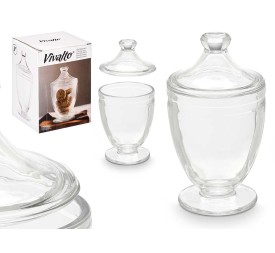 BOMBONERA TAPA VIDRIO MED