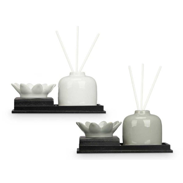 DIFUSOR AMBIENTADOR PORTAVELAS FLOR SURT 2