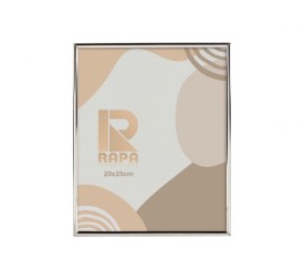 PORTA FOTO ALUMINlO 20*25 PLATA