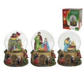 BOLA AGUA NACIMIENTO MUSICAL 15X12CM 3ST