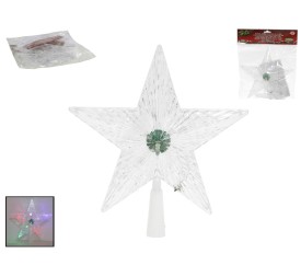 PUNTA ARBOL ESTRELLA 5 LED 22.5CM