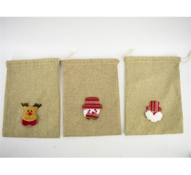 BOLSA SACO NAVIDAD 29X22CM 3 SURTIDOS