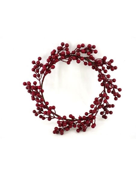 CORONA MUERDAGO 37CM