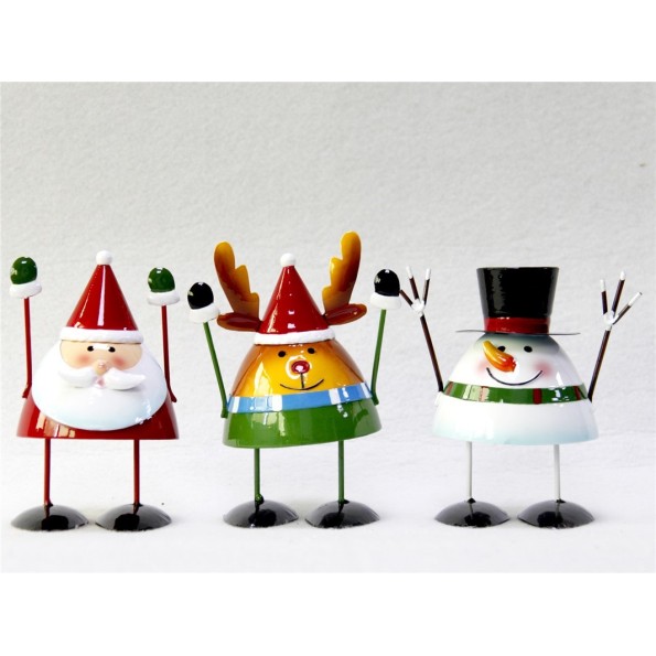 FIGURA NAVIDAD 14CM 3STD