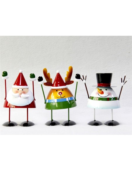 FIGURA NAVIDAD 14CM 3STD