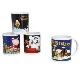 TAZA MUG XMAS NIGHT 330ML 8,2X9,6CM 4STD
