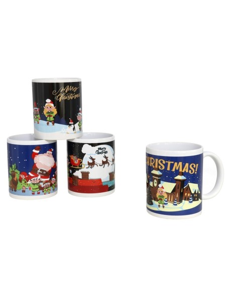 TAZA MUG XMAS NIGHT 330ML 8,2X9,6CM 4STD